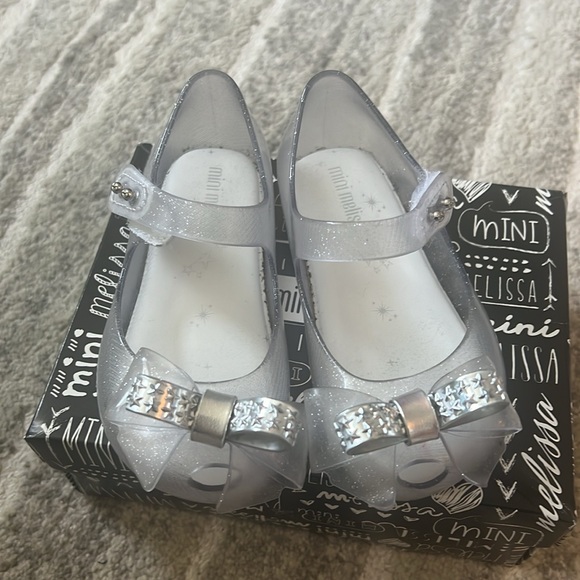 Mini Melissa Silver Stars shoe - Picture 2 of 4